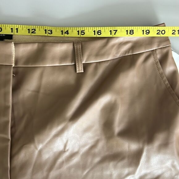 099 NWOT Halogen® Wide Leg Faux Leather Cargo Pants Size XXL - Picture 10 of 12